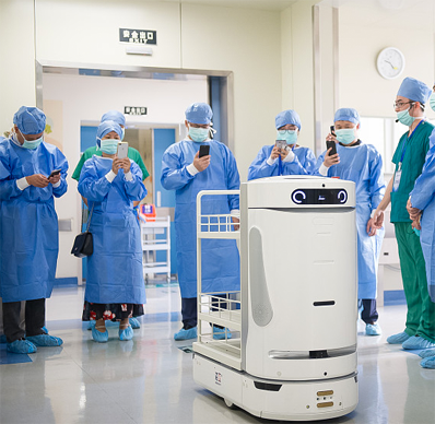 醫(yī)院物流機器人 醫(yī)院物流機器人