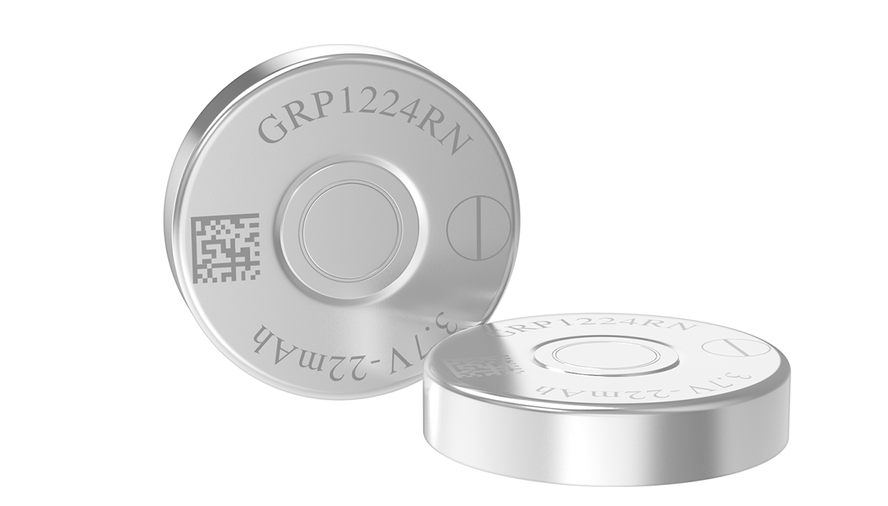 GRP1224RN鋰離子紐扣電池組