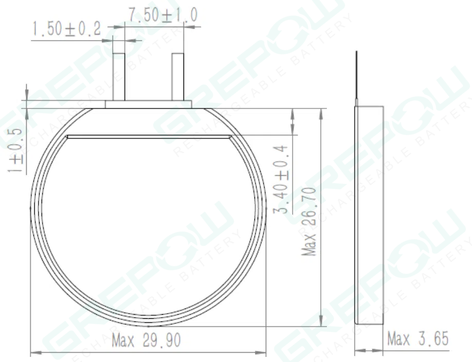 圓形電池型號結(jié)構(gòu)圖 圓形電池型號結(jié)構(gòu)圖